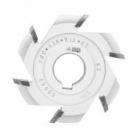 Изображение Фреза DELTA TOOLS 60x16x12 R2 Z6 для снятия свесов