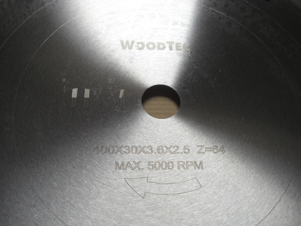 Изображение Пила дисковая WoodTec ф400 х 30 х 3,6/2,5 Z64 WZ