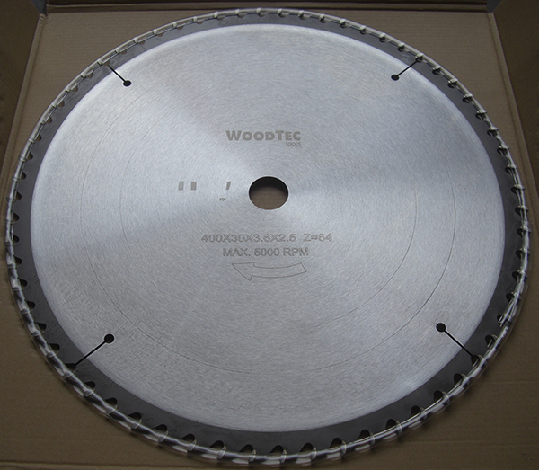 Изображение Пила дисковая WoodTec ф400 х 30 х 3,6/2,5 Z64 WZ