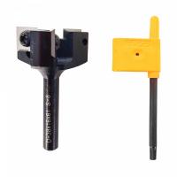Изображение Фреза для выравнивания дна Z3 DELTA TOOLS со сменными ножами (12х12х1,5) D=38 I=16 L=61 S=8 OB000128